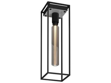 Buster + Punch Caged 1-Light White Marble Black Flush Mount BUPNCA14278