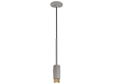 Buster + Punch Exhaust 1-Light Brass Gray Cylinder Mini Pendant BUPNEIG25P
