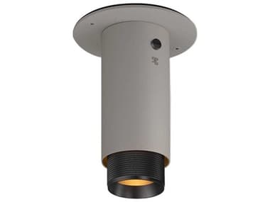 Buster + Punch Exhaust 1-Light Smoked Bronze Gray Cylinder Flush Mount BUPNEIG604017