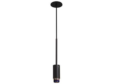 Buster + Punch Exhaust 1-Light Burnt Steel Black Cylinder Mini Pendant BUPNEIG683944