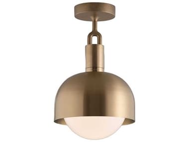 Buster + Punch Forked 1-Light Brass Semi Flush Mount BUPNFC813199