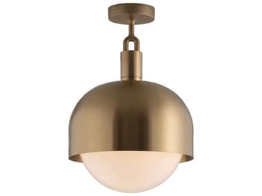 Buster + Punch Forked 1-Light Brass Semi Flush Mount BUPNFC813201