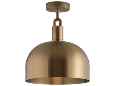 Buster + Punch Forked 1-Light Brass Semi Flush Mount BUPNFC813204