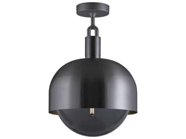 Buster + Punch Forked 1-Light Gun Metal Gunmetal Semi Flush Mount BUPNFC863222