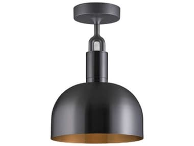 Buster + Punch Forked 1-Light Gun Metal Gunmetal Semi Flush Mount BUPNFC863223