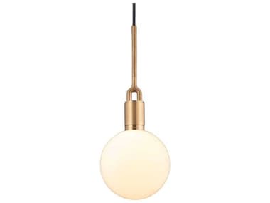 Buster + Punch Forked 1-Light Brass Globe Mini Pendant BUPNFP823169