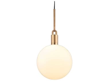 Buster + Punch Forked 1-Light Brass Globe Mini Pendant BUPNFP823170