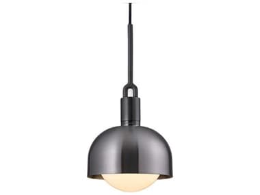 Buster + Punch Forked 1-Light Gun Metal Gunmetal Mini Pendant BUPNFP863183