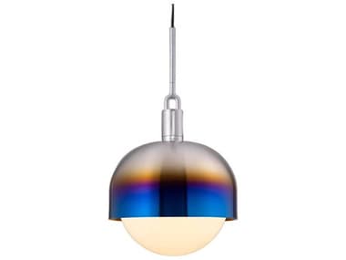 Buster + Punch Forked 1-Light Burnt Steel Pendant BUPNFP893195