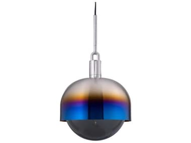Buster + Punch Forked 1-Light Burnt Steel Pendant BUPNFP893196