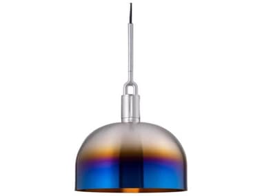 Buster + Punch Forked 1-Light Burnt Steel Pendant BUPNFP893198