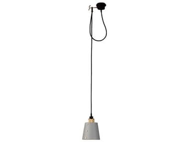 Buster + Punch Hooked 1-Light Brass Gray Mini Pendant BUPNHK25481