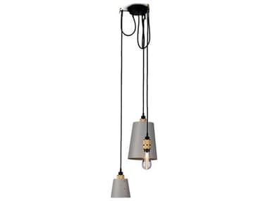 Buster + Punch Hooked 3-Light Brass Gray Mini Pendant BUPNHK25491