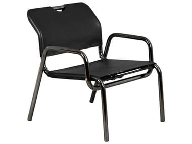 Buster + Punch Black Chrome Leather Accent Chair BUPUCC933535