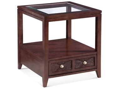 Braxton Culler Edenton 24" Square Glass End Table BXC1045071