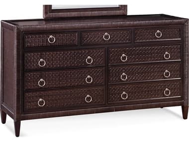 Braxton Culler Naples 64&quot; Wide 9-Drawers Brown Hardwood Double Dresser BXC807141