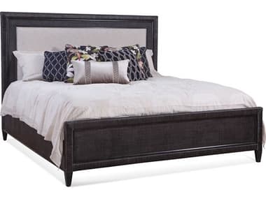 Braxton Culler Sabal Bay Black Rattan Upholstered Queen Panel Bed BXC809121