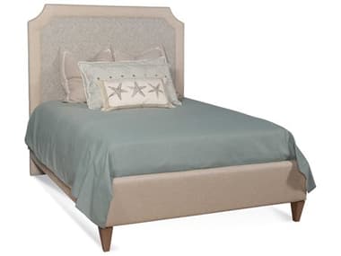 Braxton Culler Chandler Beige Hardwood Upholstered Queen Panel Bed BXC810021