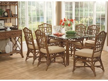 Braxton Culler Chippendale Rattan Dining Room Set BXC9700764260SET