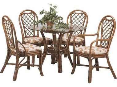 Braxton Culler Trellis Rattan Dining Room Set BXC979075GL0999097SET