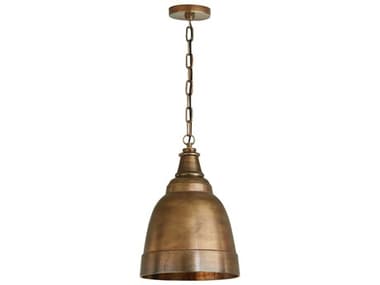 Capital Lighting Sedona 12" 1-Light Oxidized Brass Bell Mini Pendant C2330310XB