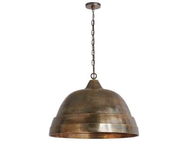 Capital Lighting Sedona 28" 1-Light Oxidized Brass Bell Pendant C2335313XB