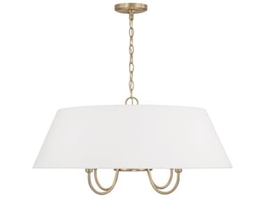 Capital Lighting Julia 4-Light Matte Brass Pendant C2352741MA