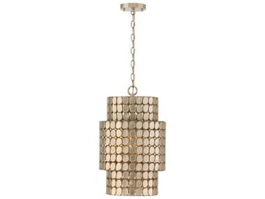 Capital Lighting Eliana 1-Light Champagne Brass Pendant C2354111HB