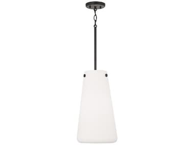 Capital Lighting Averitt 1-Light Matte Black Mini Pendant C2355211MB