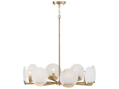 Capital Lighting Oriya 8-Light Aged Brass Round Chandelier C2454682AD