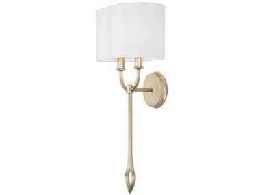 Capital Lighting Claire 24" Tall 2-Light Brushed Champagne Gold Wall Sconce C2650021BS