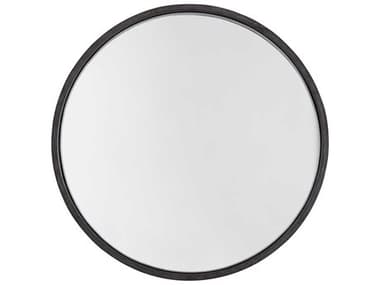 Capital Lighting Carbon Grey and Iron Silk 31'' Round Wall Mirror C2735801MM