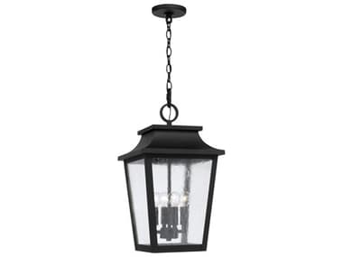 Capital Lighting Chandler 4-Light Outdoor Hanging Light C2953344BK