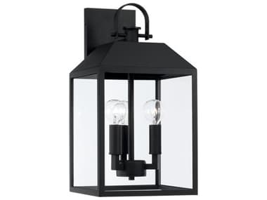 Capital Lighting Nelson 3-Light Outdoor Wall Light C2953431BK