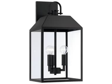 Capital Lighting Nelson 3-Light Outdoor Wall Light C2953432BK