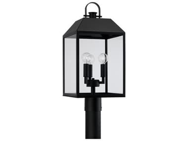 Capital Lighting Nelson 3-Light Outdoor Post Light C2953435BK