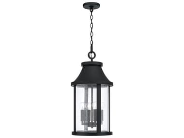 Capital Lighting Bridger 4-Light Outdoor Hanging Light C2953644BK