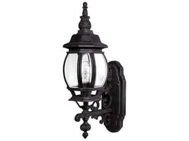 Capital Lighting French Country Black 1-light Outdoor Wall Light C29867BK