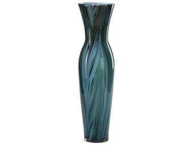 Cyan Design Multi Colored Blue Peacock Feather Vase C302921