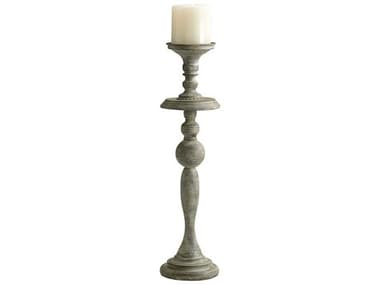 Cyan Design Distressed Antiqued White Bach Candleholder C304294