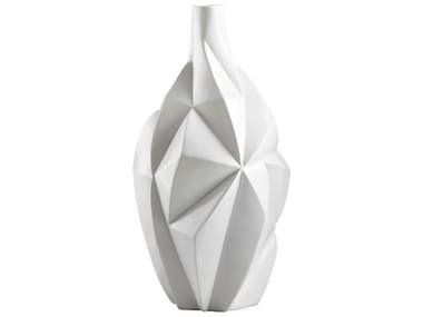 Cyan Design Gloss White Glaze Glacier Vase C305000