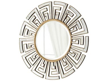 Cyan Design Cleopatra Clear Gold Round Wall Mirror C305941