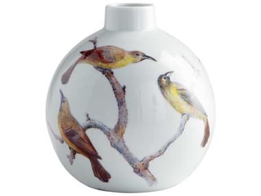 Cyan Design White Aviary Vase C306470