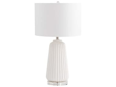 Cyan Design Delphine White Linen Lining Buffet Lamp C307743