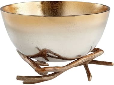 Cyan Design Gold Antler Anchored Decorative Bowl C308133