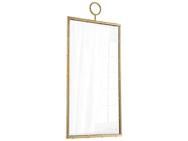 Cyan Design Golden Brass Rectangular Wall Mirror C308589