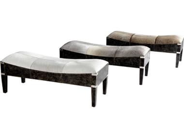 Cyan Design Casselton Grey Leather Accent Bench C308875