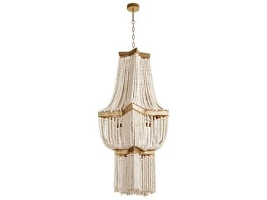 Cyan Design Estrella 3-Light Tinted Gold Leaf Pendant C309261