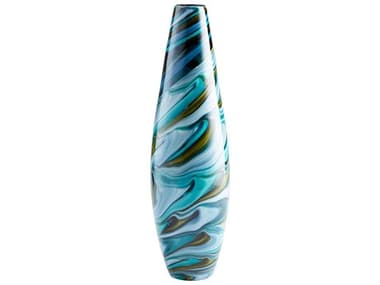 Cyan Design Multi Colored Blue Chalcedony Vase C309503