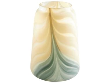 Cyan Design Yellow Green Hearts of Palm Vase C309532